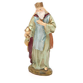 King Melchior in painted resin 10cm Martino Landi Collection