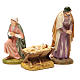 Nativity with ox and donkey in painted resin 10cm Martino Landi Collection s2