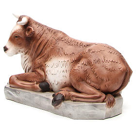Ox for nativity scene in resin 65cm