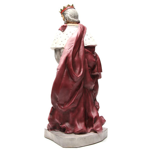 Statue Roi Mage Gaspard pour crèche 65 cm 3