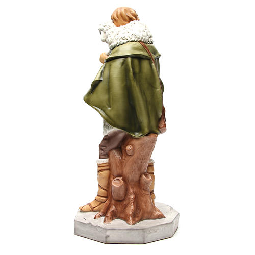 Statue berger avec mouton pour crèche 65 cm 3