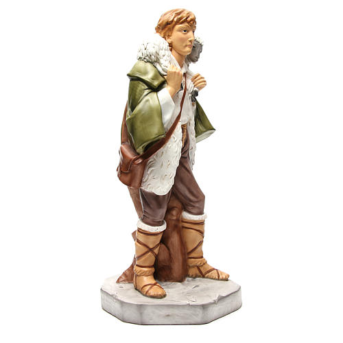 Statua pastore con pecora per presepe 65 cm 4