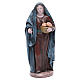 Woman with bread basket, figurine for nativities of 17cm s1