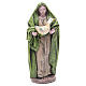 Woman with goose, figurine for nativities of 17cm s1