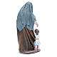 Statue crèche femme avec petite fille terre cuite 17 cm s3