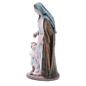 Woman with child, figurine for nativities of 17cm