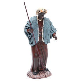 Pastore moro presepe terracotta 17 cm