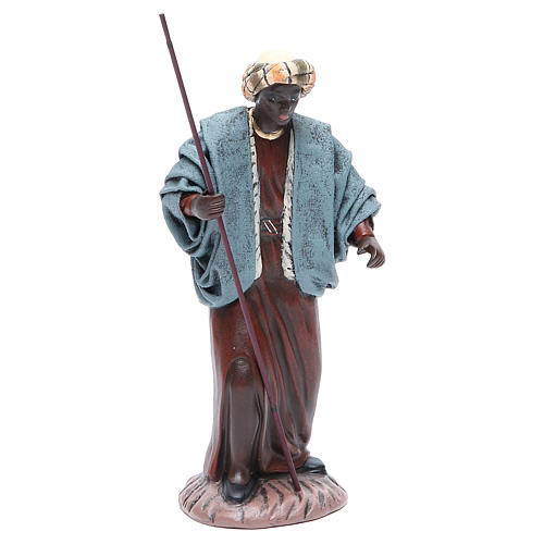 Pastore moro presepe terracotta 17 cm 1