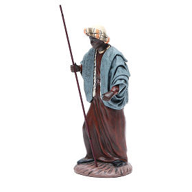 Moor shepherd, Terracotta Nativity figurine 17cm