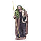 Shepherd with saddlebag, Terracotta Nativity figurine 17cm s1
