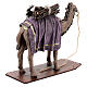 Kamel mit Last aus Terrakotta für 17 cm Krippe s4