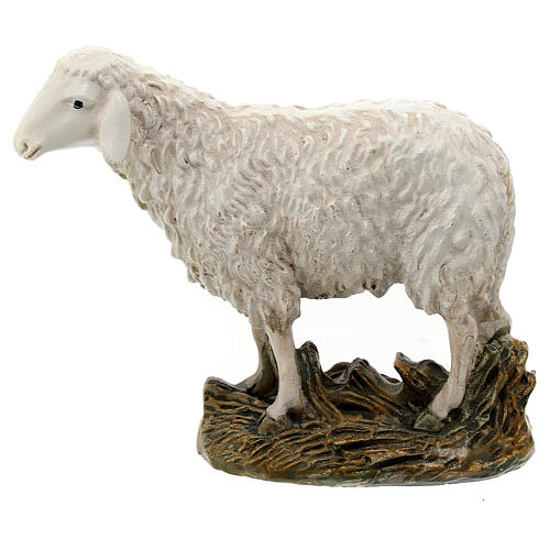Schaf mit hohen Kopf Linie Martino Landi für 16cm Krippe 1