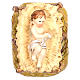 Baby Jesus with cradle figurine in resin 10cm Martino Landi Collection s1