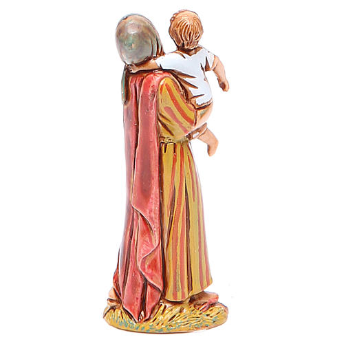 Frau mit Kind im Arm 6,5cm Moranduzzo historischen Stil 2