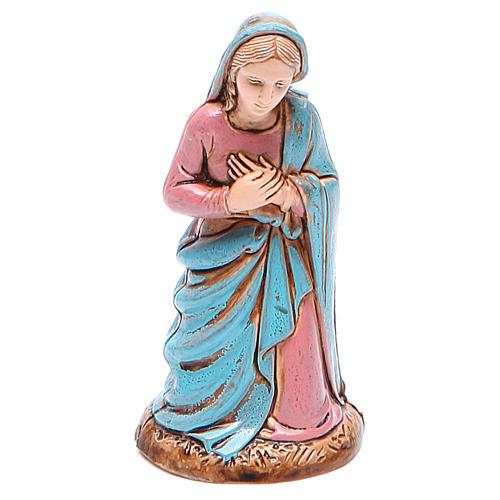 Virgem Maria estilo clássico para presépio Moranduzzo com figuras de altura média 10 cm 1