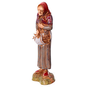 Old woman, classic style for nativities of 10cm by Moranduzzo