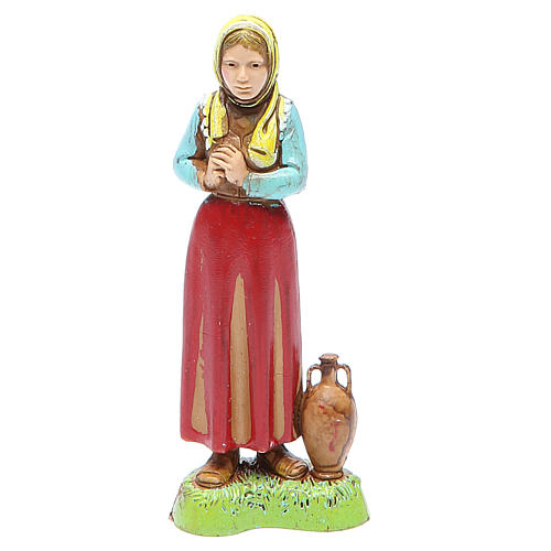 Woman with jug, classic style for nativities of 10cm by Moranduzzo 1