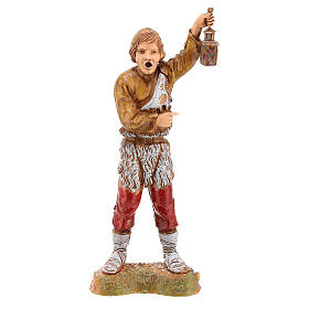 Shepherd with lantern, classic style for nativities of 10cm by Moranduzzo