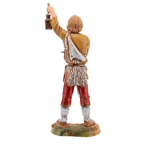 Shepherd with lantern, classic style for nativities of 10cm by Moranduzzo 4