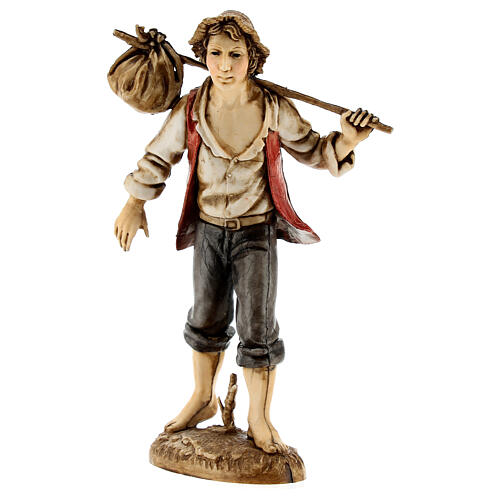 Viajante para presépio Moranduzzo com figuras de altura média 12 cm, estilo clássico 1