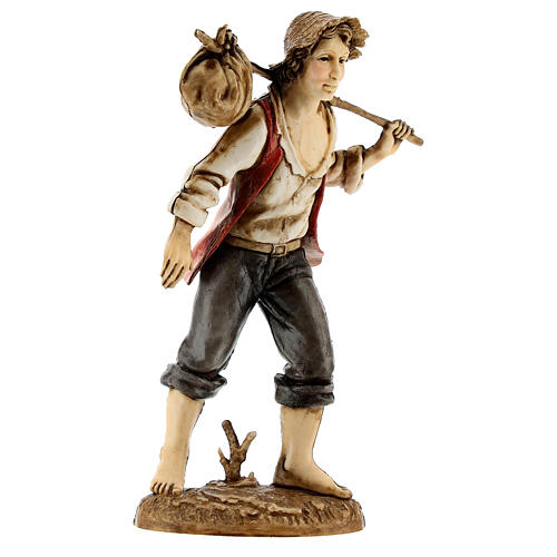 Viajante para presépio Moranduzzo com figuras de altura média 12 cm, estilo clássico 2