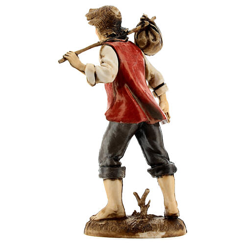 Viajante para presépio Moranduzzo com figuras de altura média 12 cm, estilo clássico 4