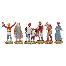Crèche Moranduzzo: Bergers assortis crèche 6 cm Moranduzzo