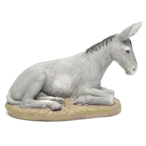 Donkey in resin by Martino Landi for nativities of 50cm 1