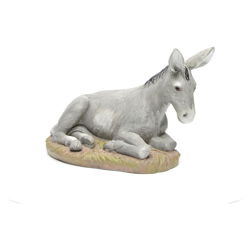 Donkey in resin by Martino Landi for nativities of 50cm 2