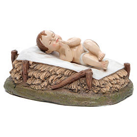 Baby Jesus figurine in resin 50cm Martino Landi Collection