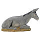 Donkey in resin by Martino Landi for nativities of 120cm s1