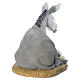 Donkey in resin by Martino Landi for nativities of 120cm s5