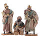 Trzej Królowie z wielbłądami 35cm żywica s2