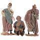 Trzej Królowie z wielbłądami 35cm żywica s3