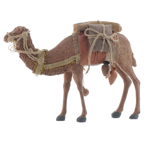 Reis Magos e camelo h 35 cm resina 4