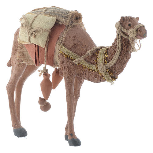 Reis Magos e camelo h 35 cm resina 5
