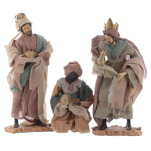 Wise Men and camel for 35cm nativities in resin 2