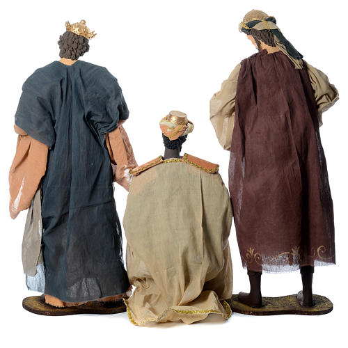 Wise Men for 120cm nativities in coloured fabric 5
