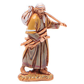 Man carrying wood for nativities of 6.5cm by Moranduzzo, Arabian style