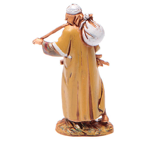 Man carrying wood for nativities of 6.5cm by Moranduzzo, Arabian style 2
