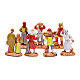 Assorted shepherds figurines, 7 pieces for nativities measuring 3.5cm s2