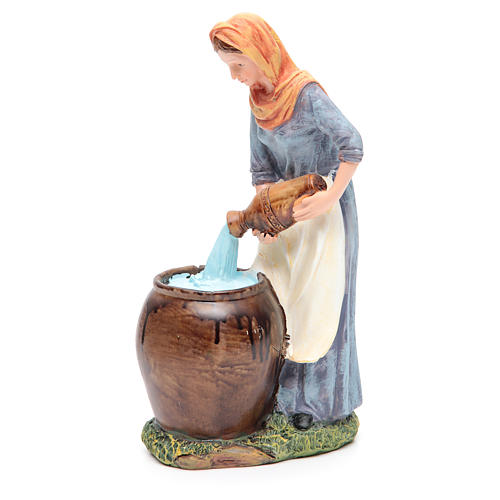 Nativity figurine, woman with amphora measuring 30cm 2
