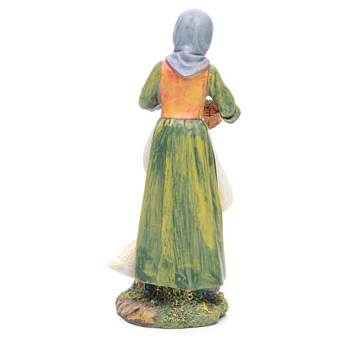 Nativity figurine, woman with geese measuring 30cm 2