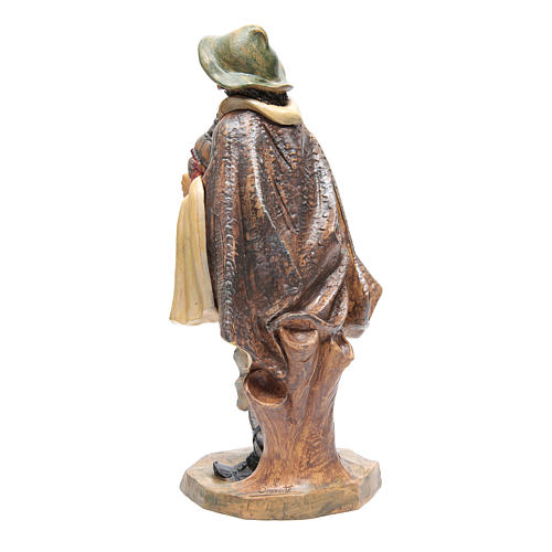 Nativity scene statue shepherd with bagpipe 3