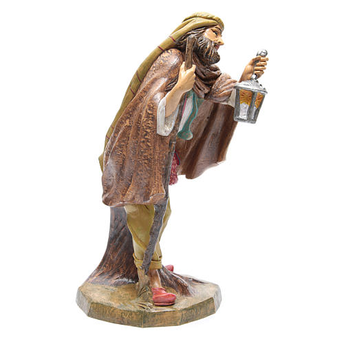 Nativity scene statue shepherd with lantern 45 cm 4