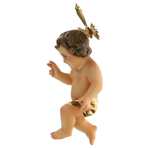 Wooden Baby Jesus with golden dress 4