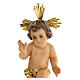 Wooden Baby Jesus with golden dress s2