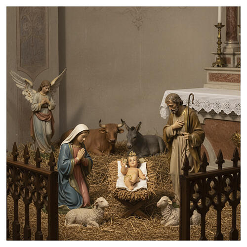 Wooden Baby Jesus with golden diaper 5