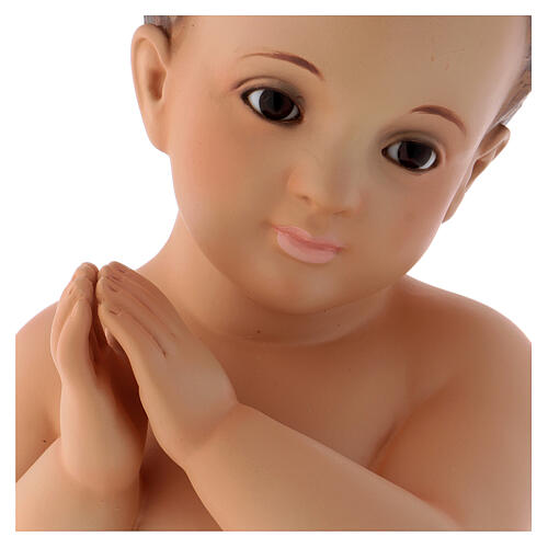 Jésus enfant, mains jointes, bois 6