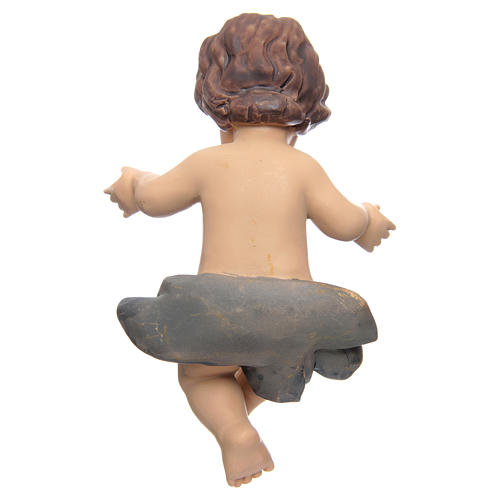 Resin Baby Jesus statue with cradle 3